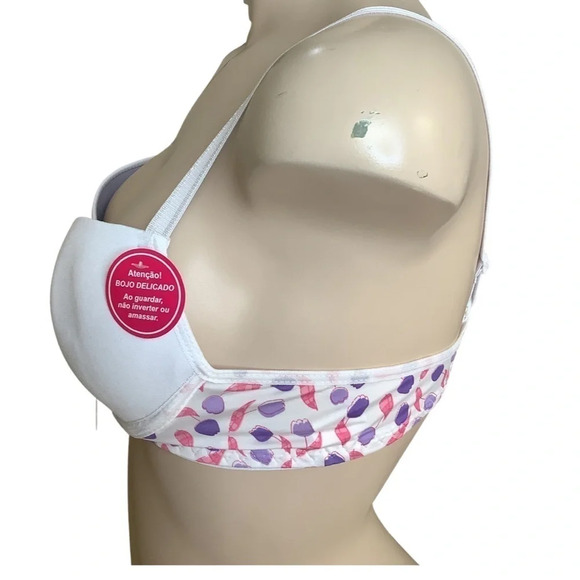 Massam Floral Padded Underwire Bra Made in Brazil New with Tags - Picture 2 of 6